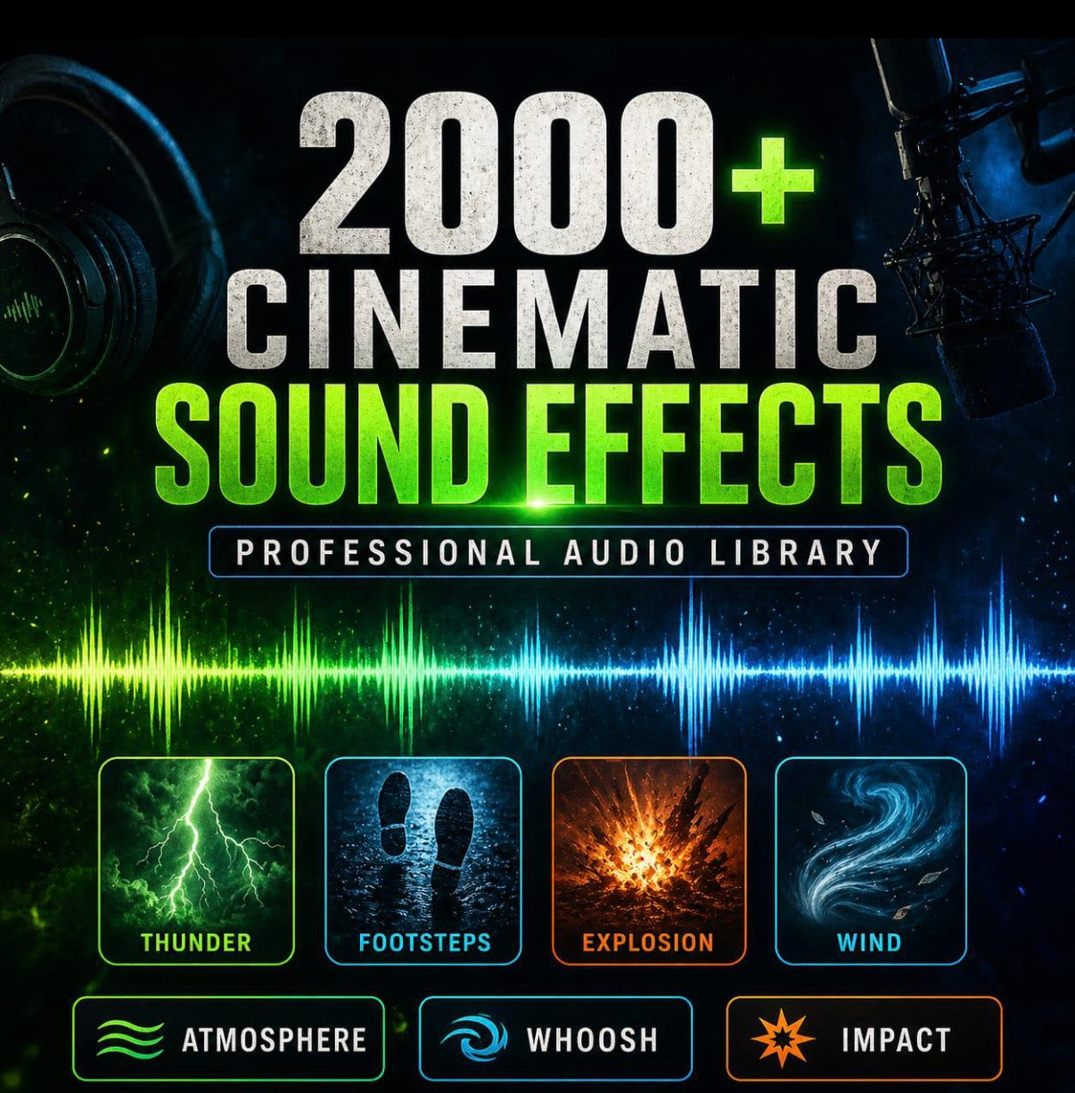 Filmmaker Bundle: LUTs, Transitions, SFX, Overlays (Digital Download)