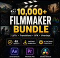Filmmaker Bundle: LUTs, Transitions, SFX, Overlays (Digital Download)