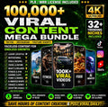 100K+ Viral Reels Bundle, Faceless Content, TikTok, Instagram, YouTube Shorts (Digital Download)