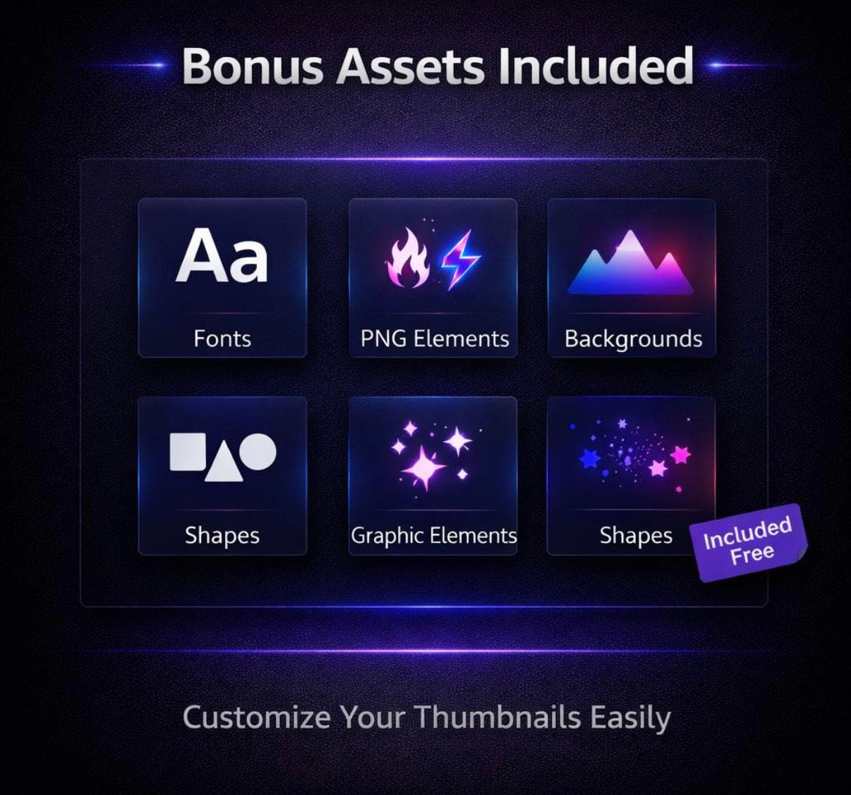 150 Gaming Youtube Thumbnail Templates for streamers, Editable PSD Pack with Bonus Assets